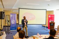 Kobby Adu-Tutu, Senior Digital Strategist and Head of Agency Relations at RADP giving his presentation focused on integrated marketing.