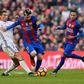 Barcelona's forward Lionel Messi (2ndR) vies with Real Madrid's forward Cristiano Ronaldo on December 3, 2016