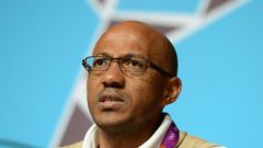 Frankie Fredericks, pictured in 2012, reportedly received nearly $300,000 (283,000 euros) from a figure accused of corruption in international sports on the day Rio won the bid to host the Games