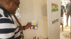 Mahama shows vote in referendum