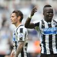 Late Ivory Coast midfielder Cheick Tiote (right) in action for Newcastle United in 2013
