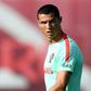 Cristiano Ronaldo attends a training session on the eve of Portugal's Confederation Cup match against Mexico in Kazan, Russia