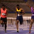 Omar Mcleod sets a new Jamaican national record of 12.90 seconds in the men's 110m hurdles Saturday at the National Track & Field senior trials in Kingston