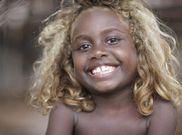 Melanesian people of Solomon Islands