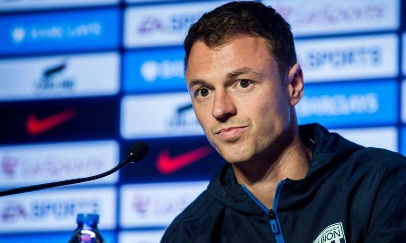 Manchester City is expected to pursue a deal for West Brom player Jonny Evans, pictured in July 2017, but Man City coach Pep Guardiola says that signing Evans is "not make-or-break" for the team