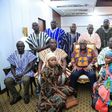 Nana Addo with the Andani family