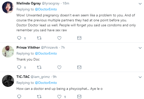 “If you want to enjoy sex, do it raw, it's just sweet” – Doctor
