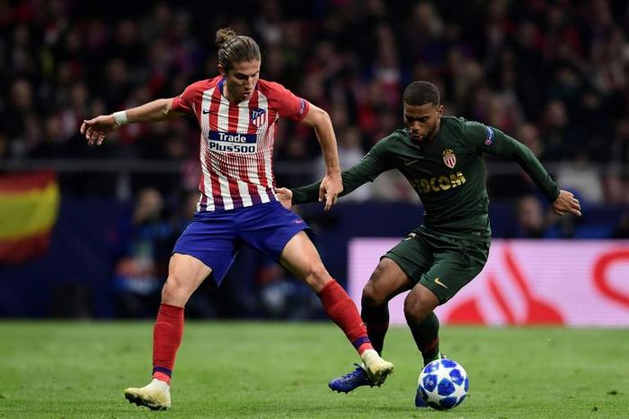 Atletico Madrid's Brazilian defender Filipe Luis has sustained a thigh strain