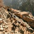The High Atlas mountains are a popular trekking destination for foreign tourists visiting Morocco
