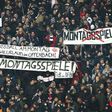 Eintracht Frankfurt fans protested during their Monday match against Leipzig in February