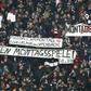 Eintracht Frankfurt fans protested during their Monday match against Leipzig in February