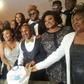 Saidi Balogun in a picture with guests who attended his dinner party.
