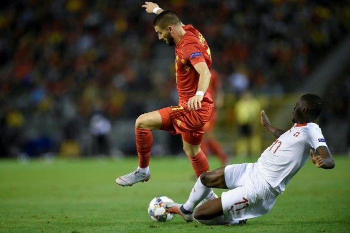 Kevin Mirallas (L) spent the second half of last season on loan at Olympiakos in Greece.