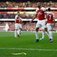 A banana skin was thrown onto the pitch at the Emirates after Arsenal's Pierre-Emerick Aubameyang scored against Tottenham