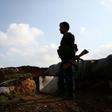 A Turkish-backed Syrian fighter in the village of Tal Malid, in the north of Aleppo province on December 22, 2018