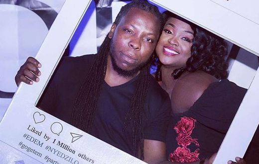Edem with wife