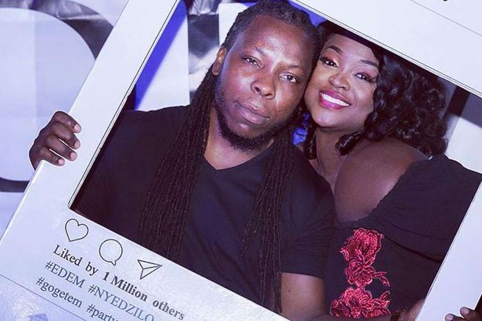 Edem with wife
