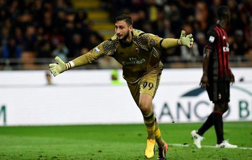 Goalkeeper Gianluigi Donnarumma, pictured in May 2017, has agreed to sign an extended deal with AC Milan, despite previously saying that he would leave the club after his current deal expires in 2018