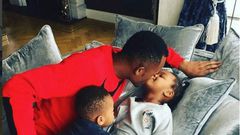 Jordan Ayew shares adorable moment with lovely kids