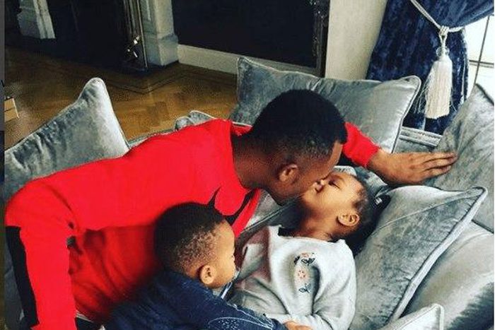 Jordan Ayew shares adorable moment with lovely kids