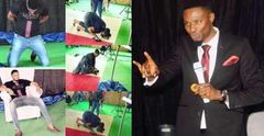 Pastor stands on woman’s buttocks for a miracle
