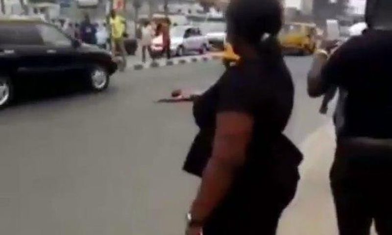 Accident scene