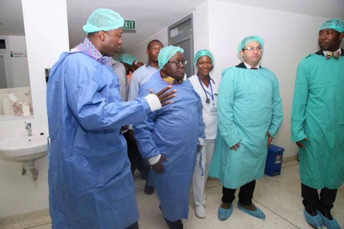 Nana Addo donates November salary to Korle-Bu accident centre