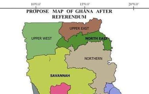 New proposed Ghana Map