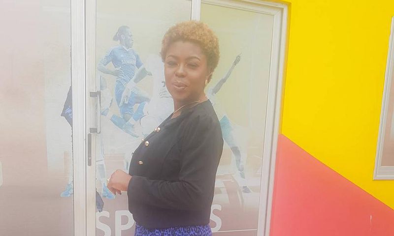 The controversial Schwarzenegger, has updated her social media with a photo supposedly taken from the office of Angel TV despite reports