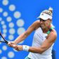 Germany's Angelique Kerber plays a shot against Spain's Lara Arruabarrena during their women's singles third round tennis match at the ATP Aegon International tennis tournament in Eastbourne, southern England, on June 29, 2017