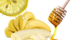 Banana, lemon and honey