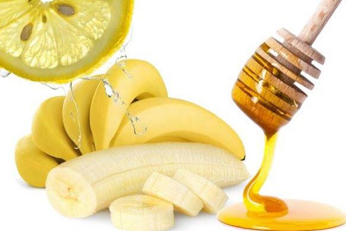 Banana, lemon and honey