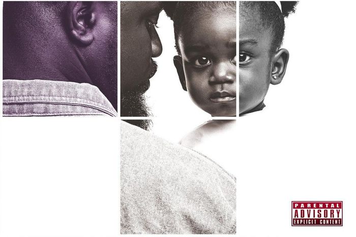 Sarkodie's "Highest" album cover featuring daughter, Titi