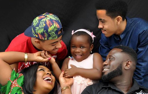 Afia Schwarzenegger's family