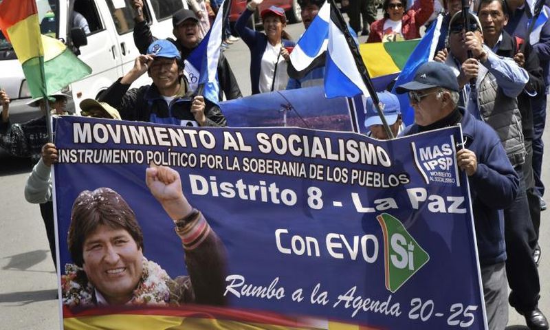 Despite opposition criticism of his attempts to circumvent the constitution, Bolivian President Evo Morales retains widespread public support