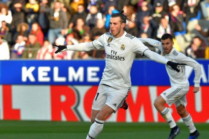 Gareth Bale scored his first goal in La Liga since September 1