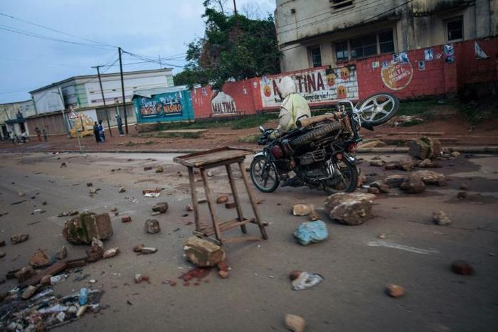 The streets of Beni were strewn with rubble from clashes on Thursday, although an appeal for a nationwide stoppage on Friday appeared to gain little support