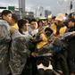 Taiwanese "yellow vest" protesters interrupted a New Year's Day ceremony