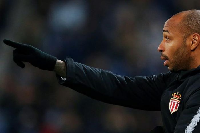 Thierry Henry got his first win as Monaco coach at Caen on Saturday