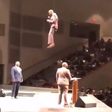Video shows pastor preaching to church members from the sky