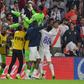 Al Ain goalkeeper Khalid Eisa is raised aloft by his team-mates after making the decisive save in the shootout