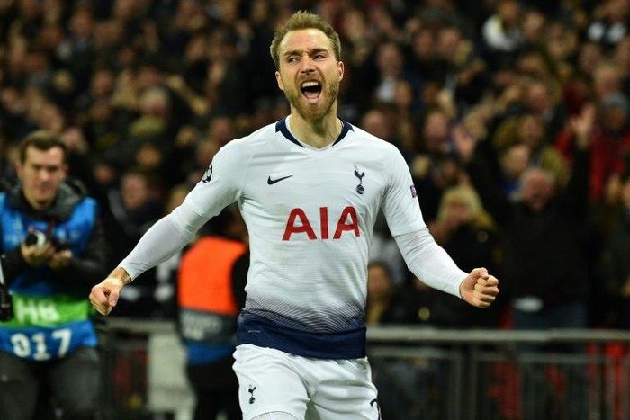 Tottenham Hotspur's Danish midfielder Christian Eriksen came to his team's rescue when he fired home tot ake their Group B qualification bid down to the final game