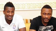 Asamoah Gyan and his brother Baffour Gyan