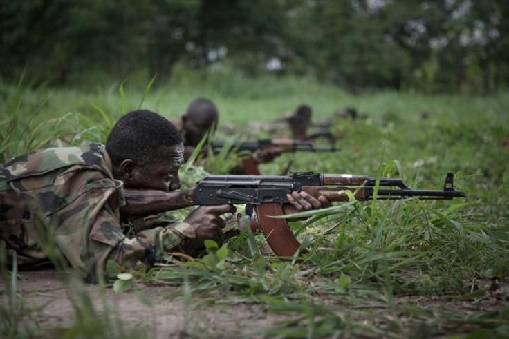 The CAR army controls just a fraction of the country's territory -- poor training and equipment are major problems