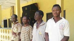 Some of the suspects have so far been arrested