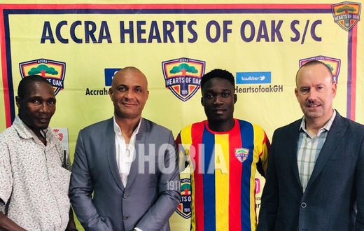 Karela accuse Hearts ‘stealing’ player Dominic Eshun