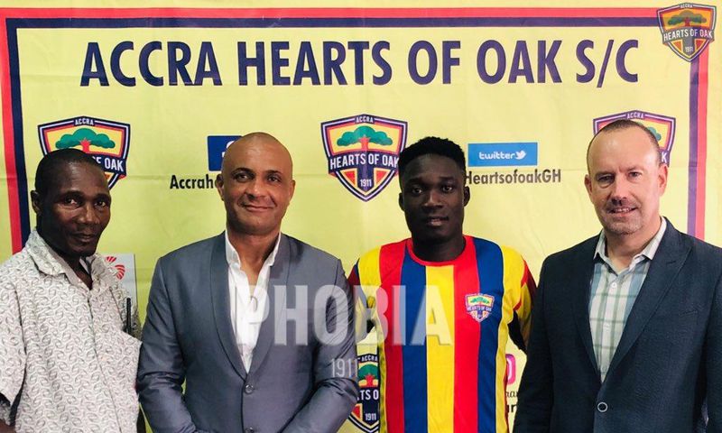 Karela accuse Hearts ‘stealing’ player Dominic Eshun