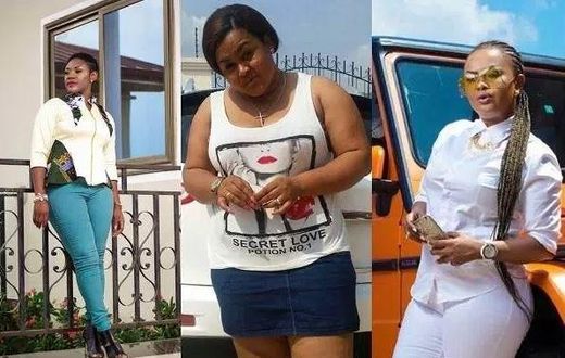 Emelia Brobbey, Vivian Jill Lawrence and Nana Ama Mcbrown