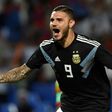 Mauro Icardi scored his first goal for Argentina last month