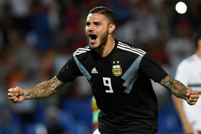 Mauro Icardi scored his first goal for Argentina last month